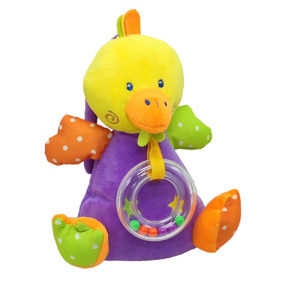 Брязкальце-м'яка іграшка Bambi C20560 з музичним механізмом Каченя (RLT23821s30865)