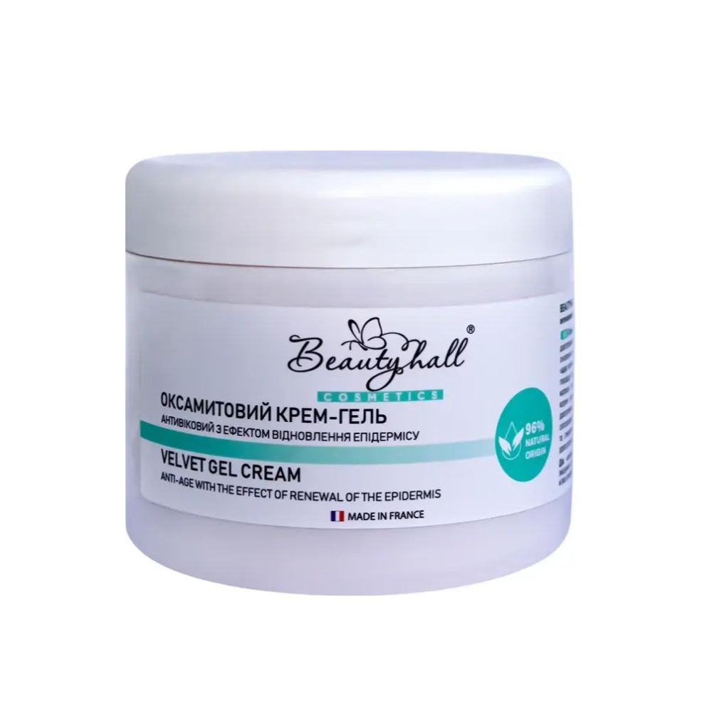 Крем-гель оксамитовий з ефектом відновлення епідермісу Beautyhall ALGO Velvet Gel Cream 500 мл