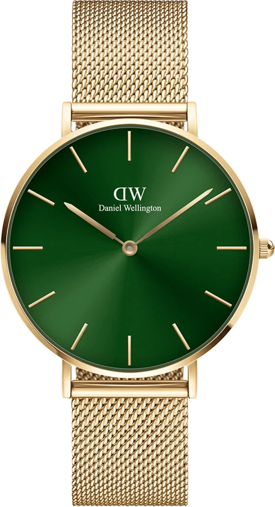Наручные часы женские Daniel Wellington Petite Emerald DW00100479 со стальным корпусом WR 30 м Зеленый (3149529142)