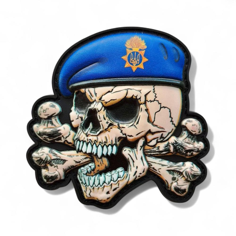 Патч-шеврон "Череп в береті з кістками НГУ" (27785769) Патч-шеврон "Череп в береті з кістками НГУ" (27785769)