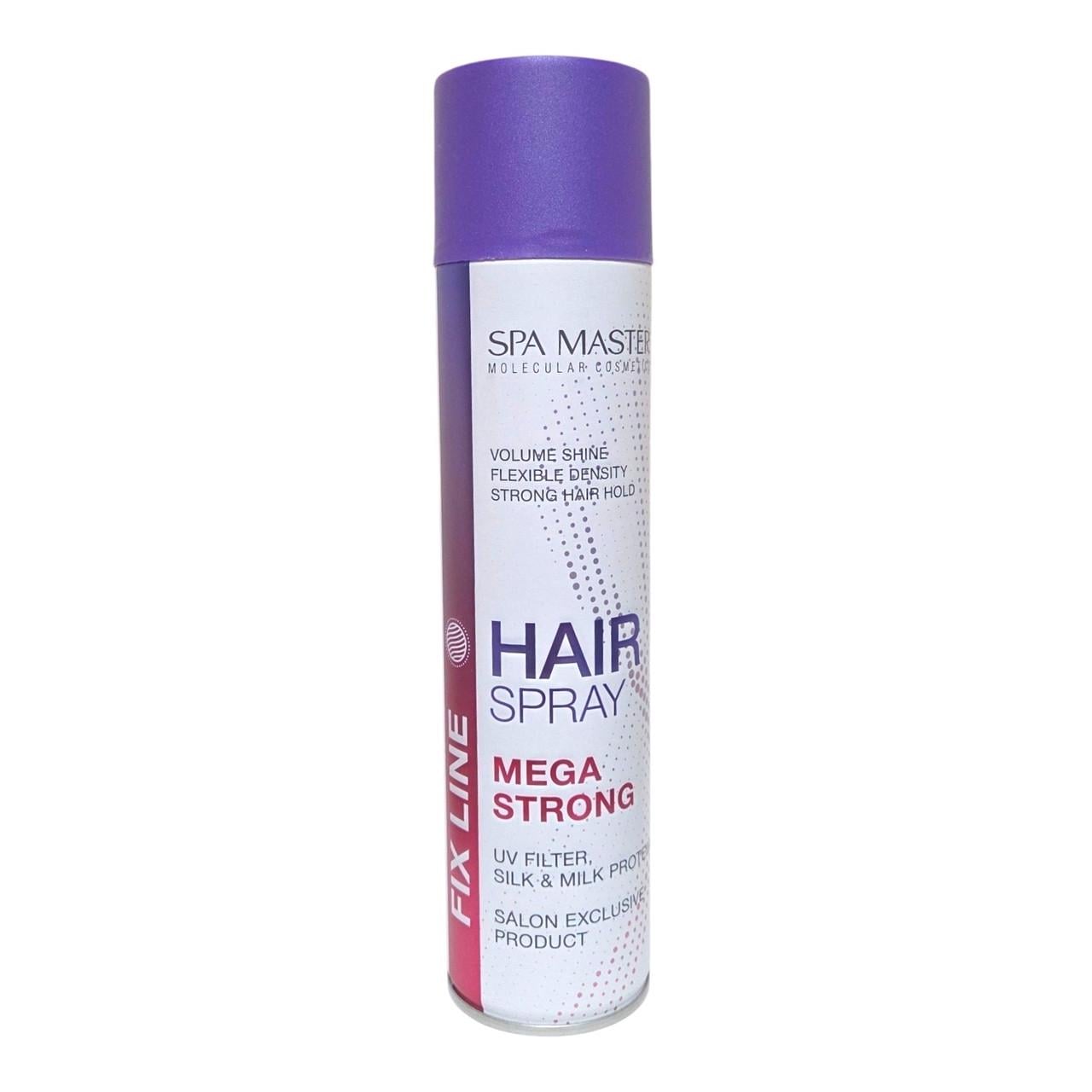Лак для волос Spa Master Mega Strong 400 мл Лак для волос Spa Master Mega Strong 400 мл