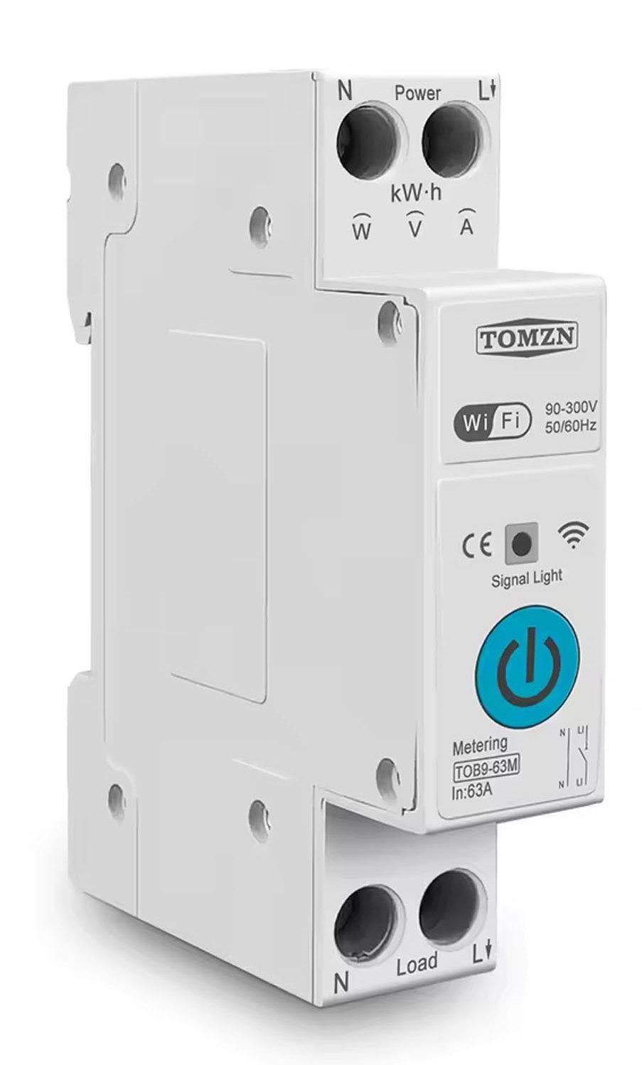 Реле напряжения разумное Tuya smart TOB9-63M Wi-Fi (35382210)