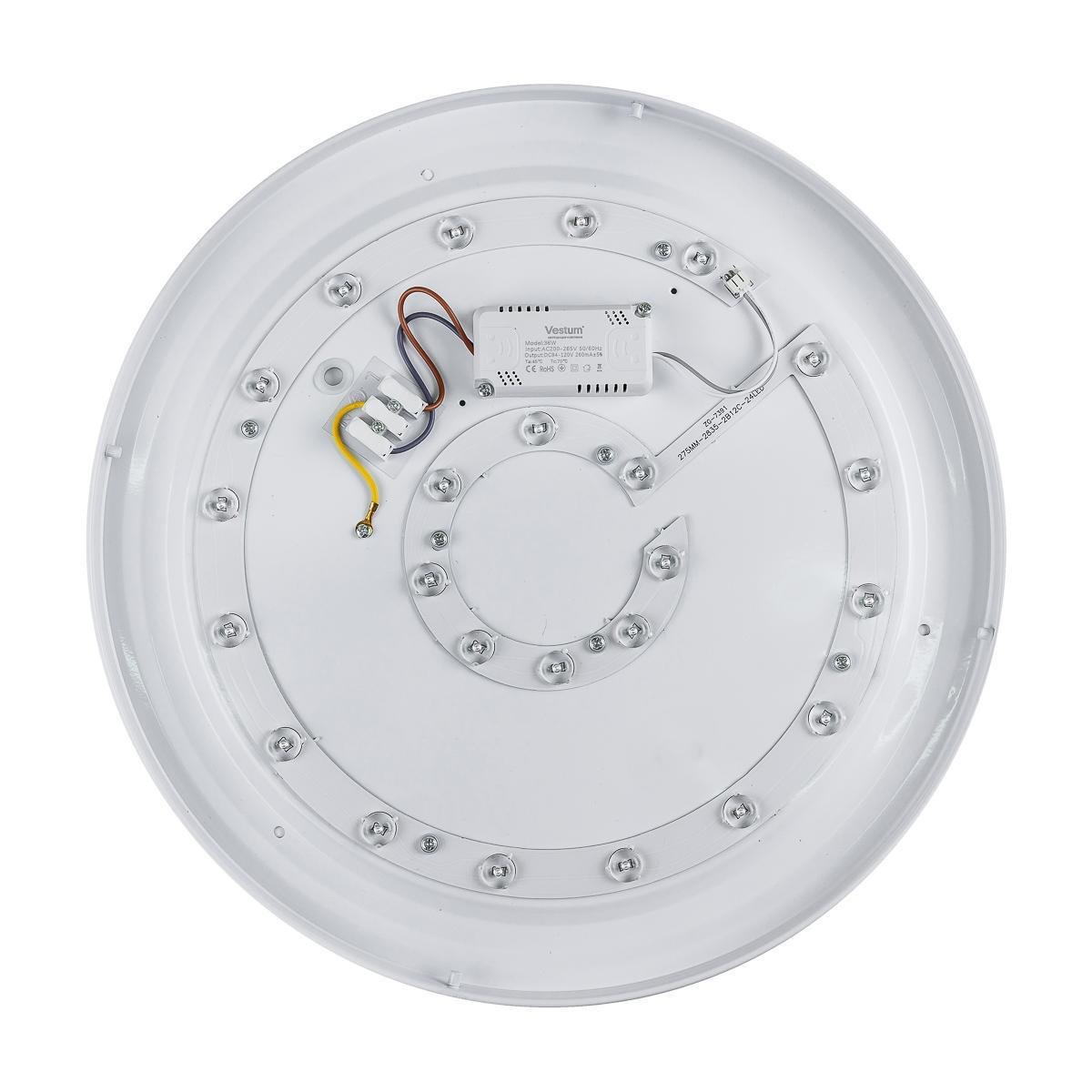 Потолочный светильник Vestum ATLAS матовый 60W 3000К-6500К с ДУ 395х60 мм - фото 5 Потолочный светильник Vestum ATLAS матовый 60W 3000К-6500К с ДУ 395х60 мм - фото 5