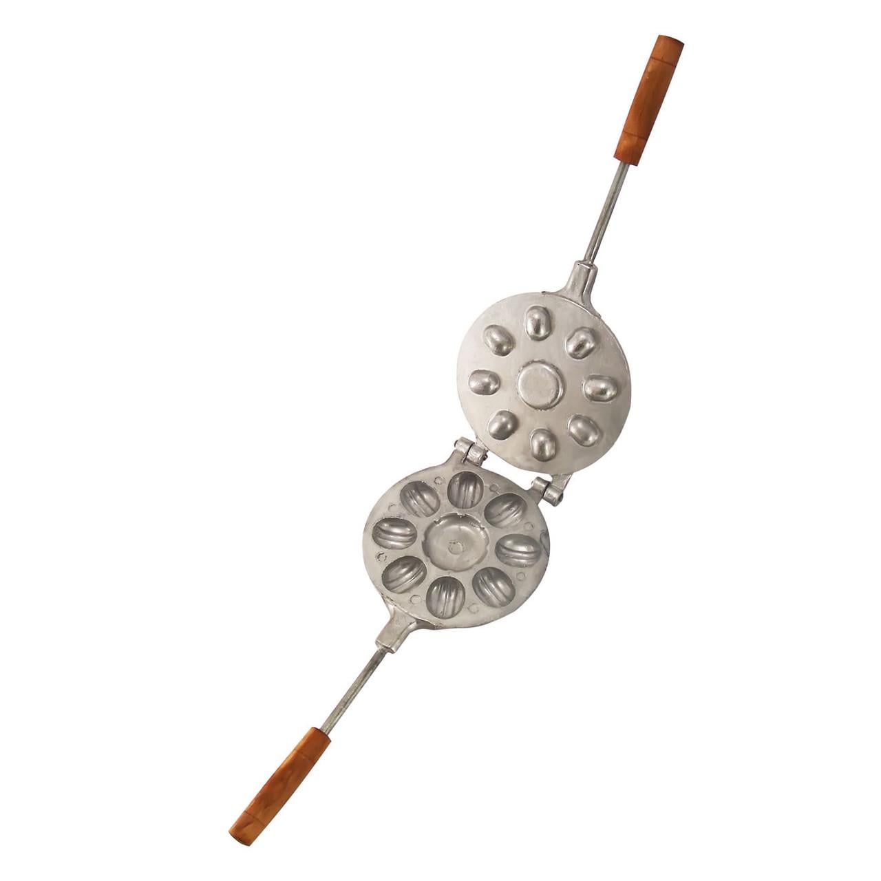 Форма для выпечки крупных орешков со сгущенкой (8 орехов) + цветок