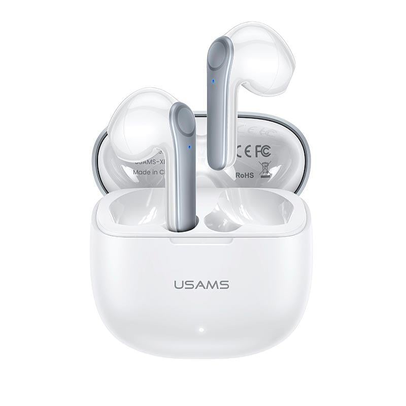 Наушники Bluetooth USAMS TWS Earbuds XH09 BT5.1 35/300mAh 5.5h white