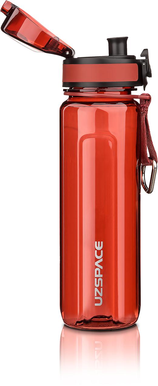 Пляшка для води UZSPACE U-type Sport Series 6018 500ml Red - фото 2