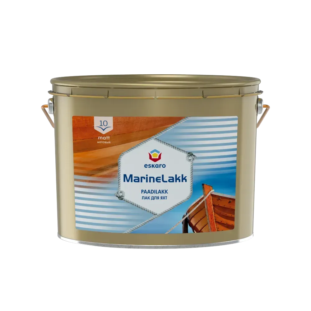 Лак алкид-уретановый для яхт Eskaro MARINE LAKK 10 TIX 0,95 л (1702068867)
