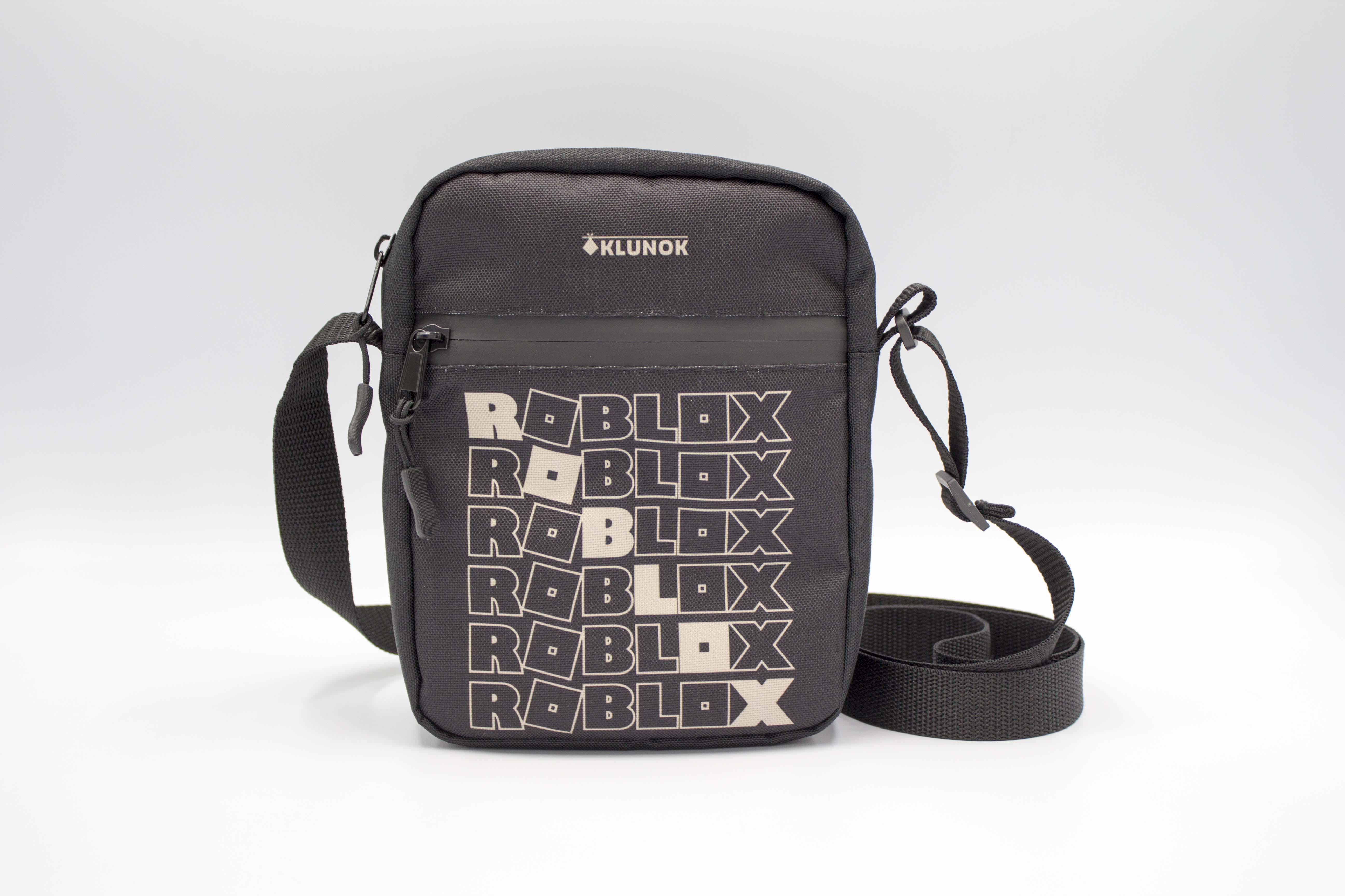 Сумка через плече месенджер для хлопців з лого Роблокс Чорний (К-20) Сумка через плече месенджер для хлопців з лого Роблокс Чорний (К-20)