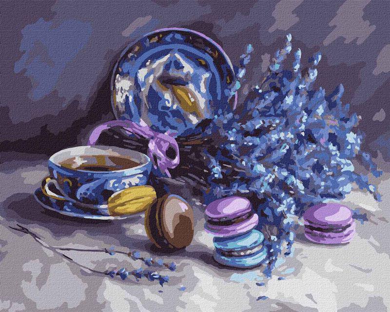 Картина по номерам Идейка Натюрморт с лавандой Юлия Томеско KHO5610 холст на подрамнике 40x50 см (1478729053)