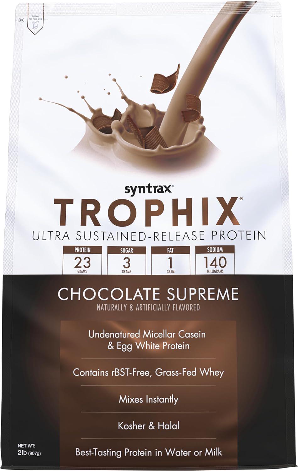 Протеин Syntrax Trophix Chocolate Supreme 908 г - фото 1