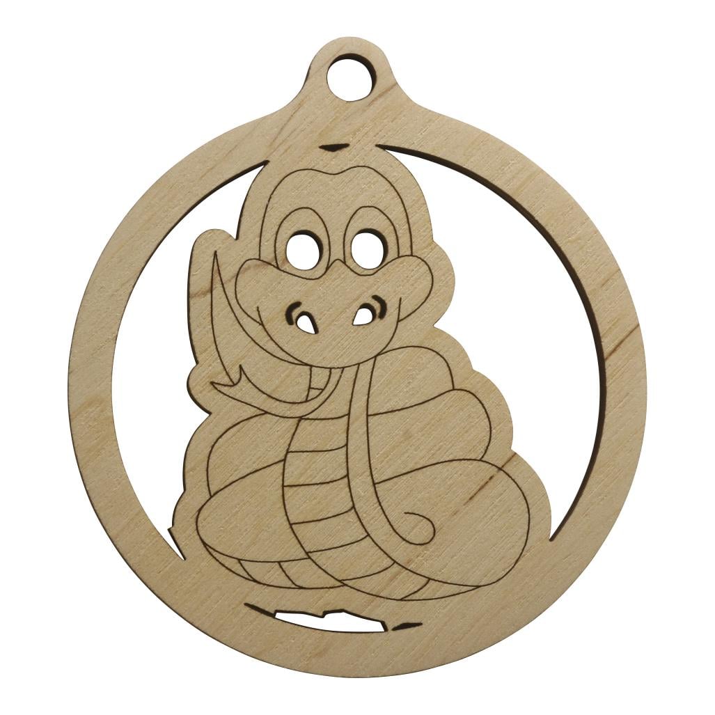 Игрушка на елку Змея из фанеры (01012199)