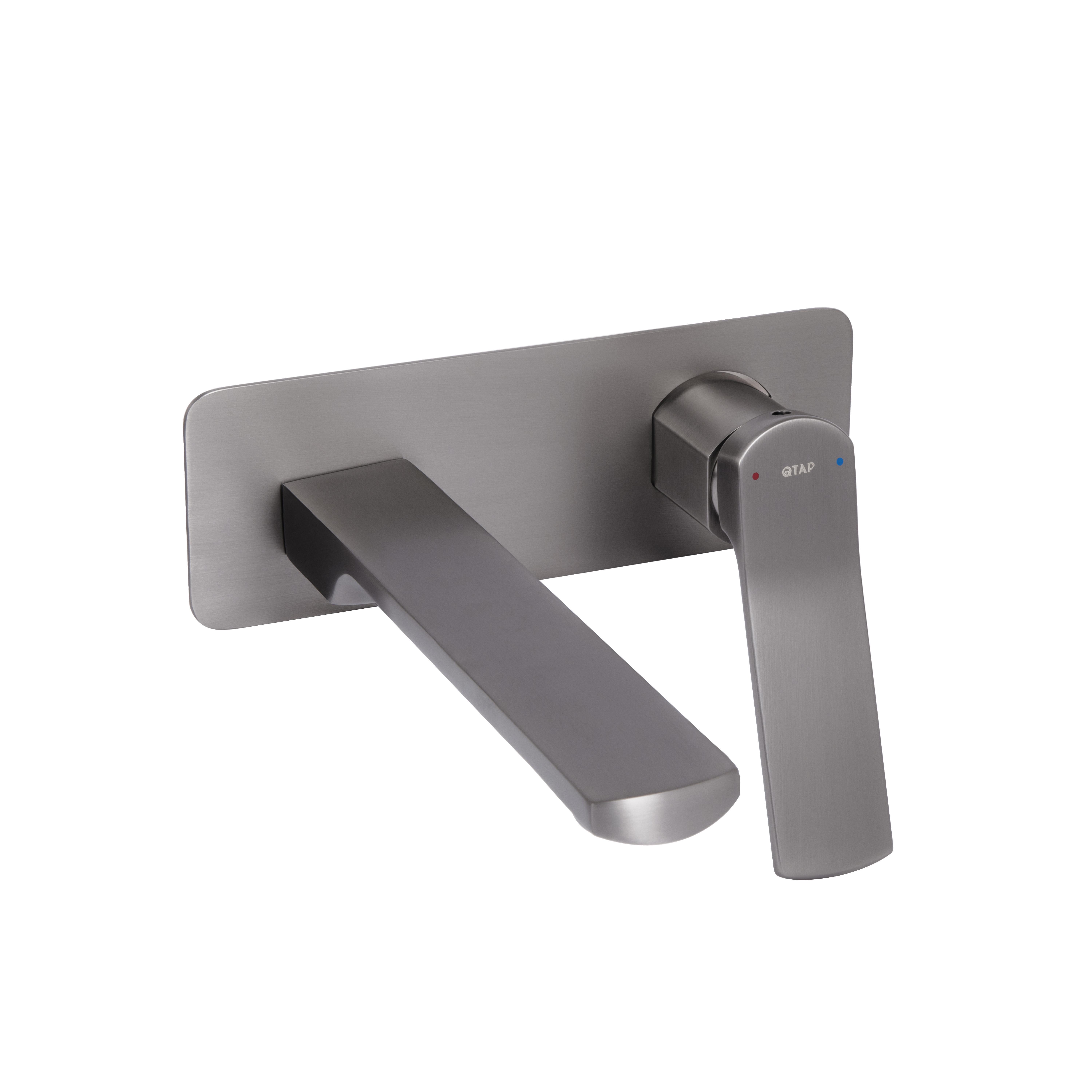 Смеситель для раковины скрытого монтажа Qtap Slavonice QTSLA273GMB45920 Gunmetal Black PVD (SD00052044)