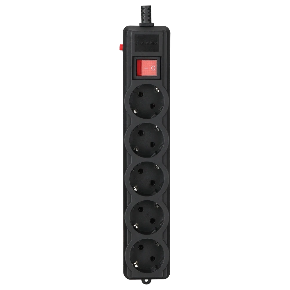 Фільтр мережевий Gembird SPG5-G-15B-PRO 4,5 м кабель 5 розеток (3018407200)
