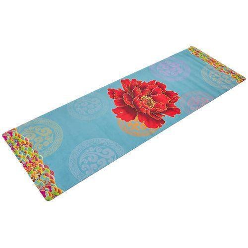Коврик для йоги FI-5662 Голубовато-красный (56508121)