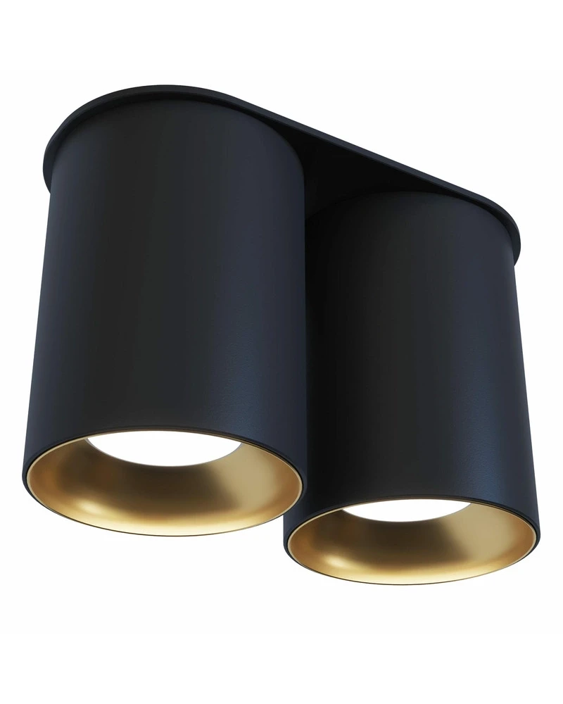 Точечный светильник Pikart 29700-2 BP_80_DUO GU10 2x60W IP20 Bl+Gold (044163)