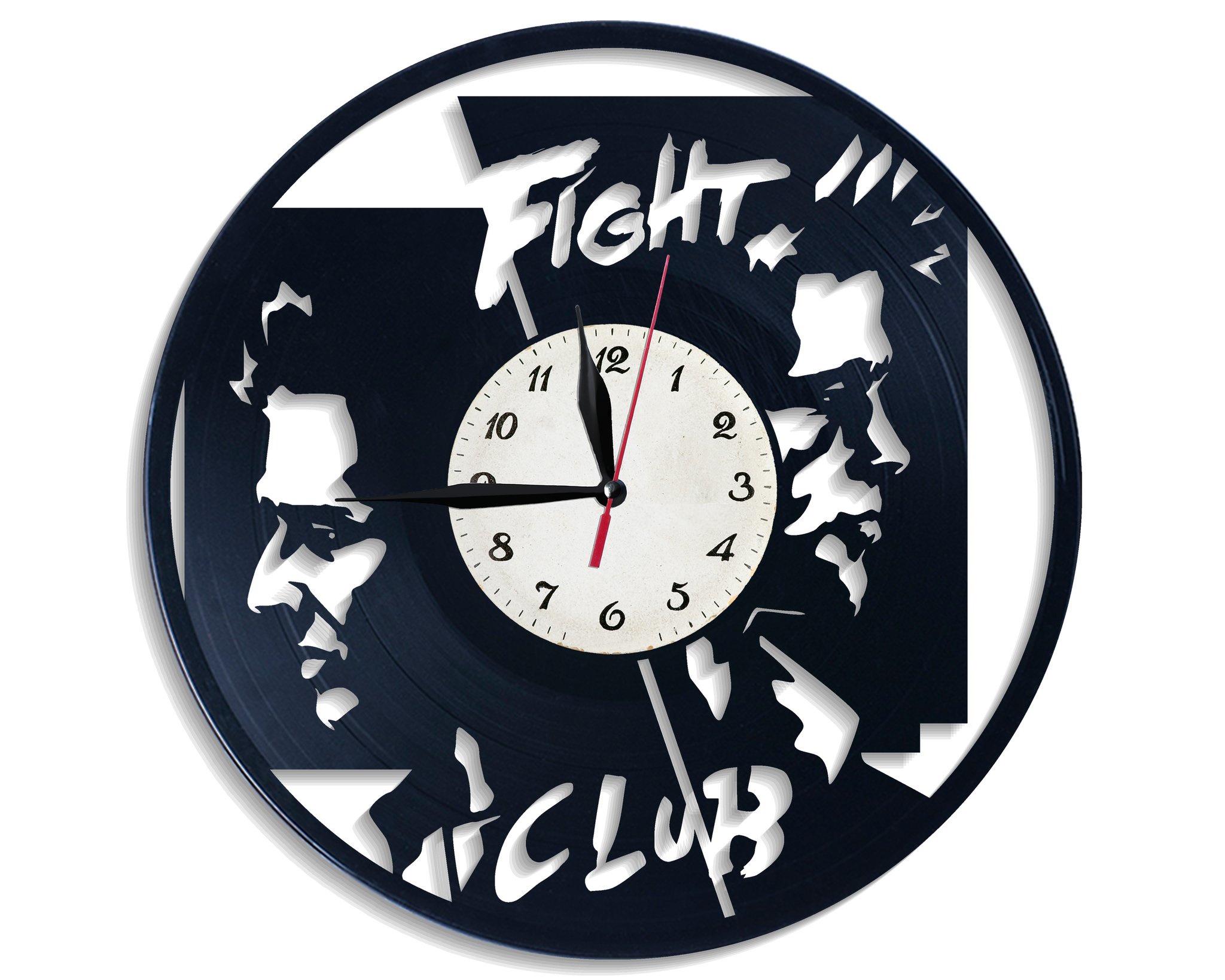 Часы настенные Бойцовский клуб 2616 из виниловой пластинки
