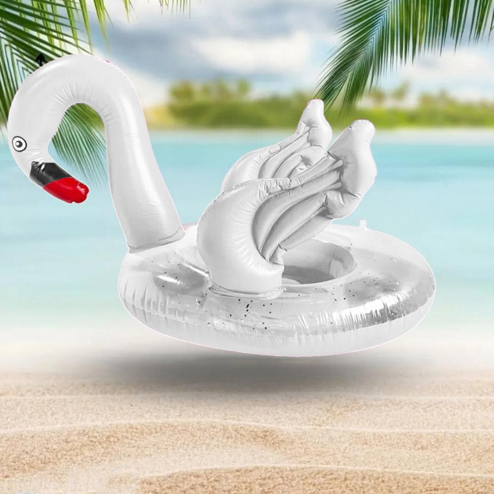 Надувной круг детский Фламинго для плавания 70 см Белый (52-BT-6510-1) - фото 3 Надувной круг детский Фламинго для плавания 70 см Белый (52-BT-6510-1) - фото 3