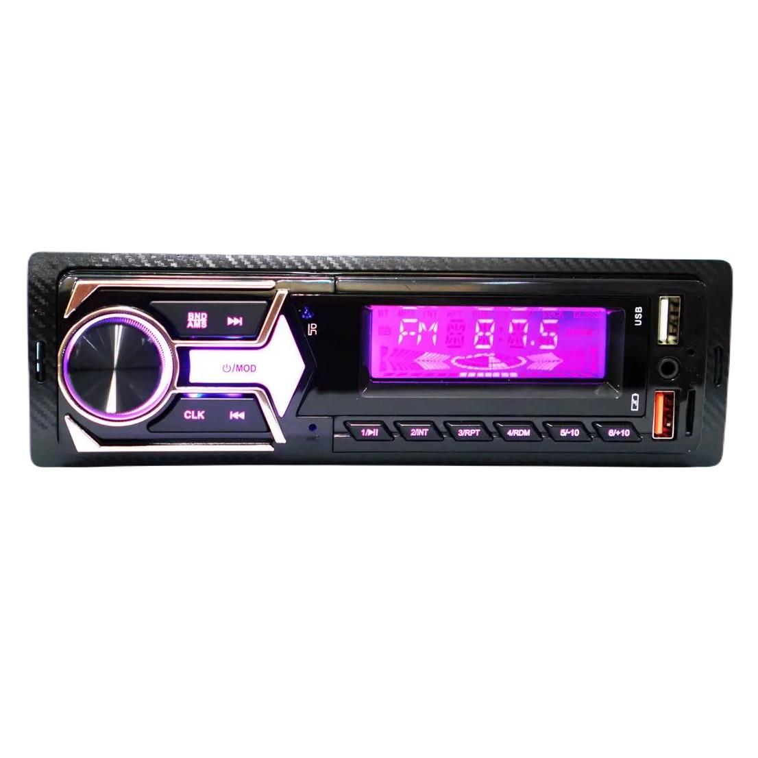 Автомагнітола JSD G-1101 ISO 1din RGB/FM/2xUSB/microSD/AUX/Bluetooth з пультом ДУ 50W Black (3_05450) - фото 5