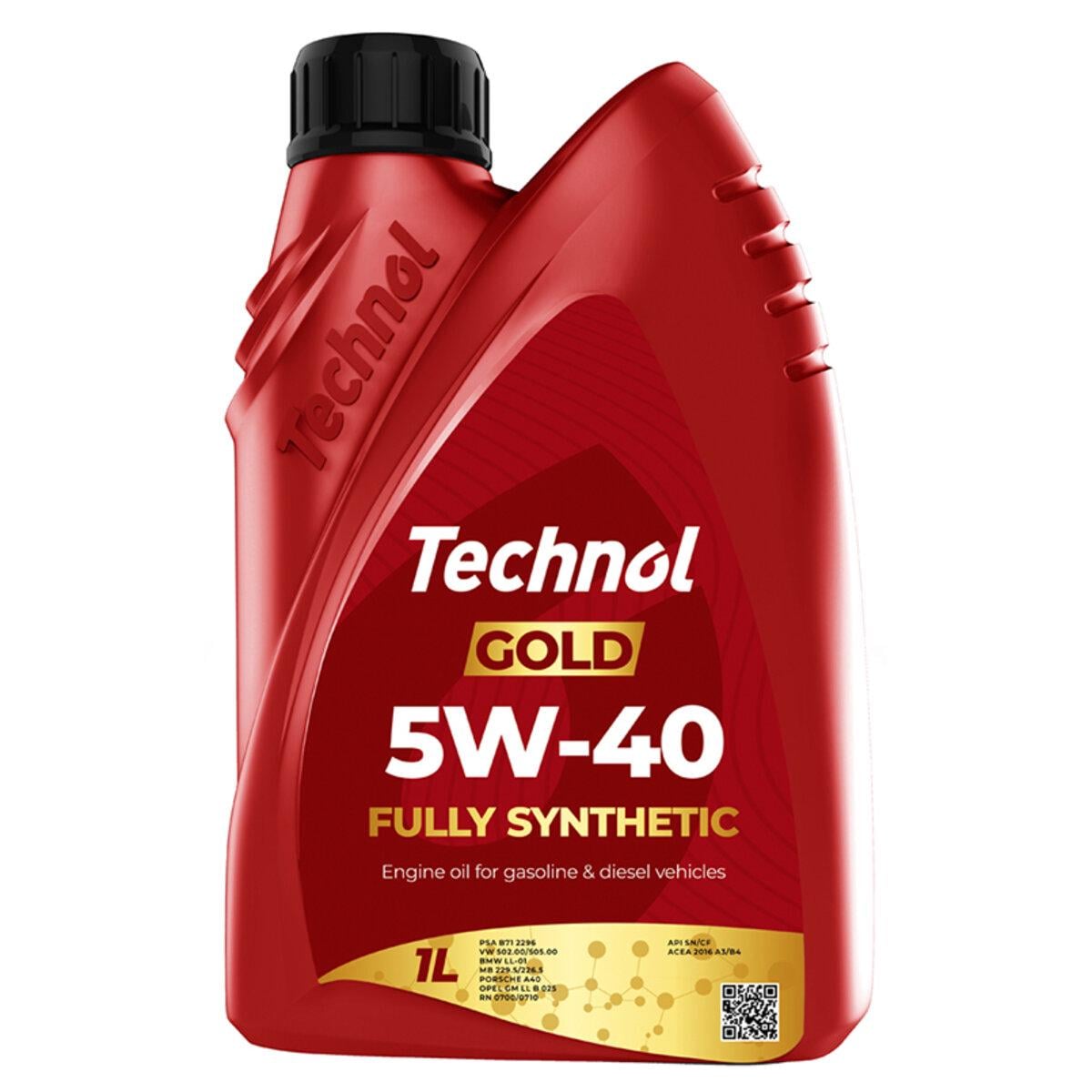 Масло моторное Technol Gold 5W-40 1 л