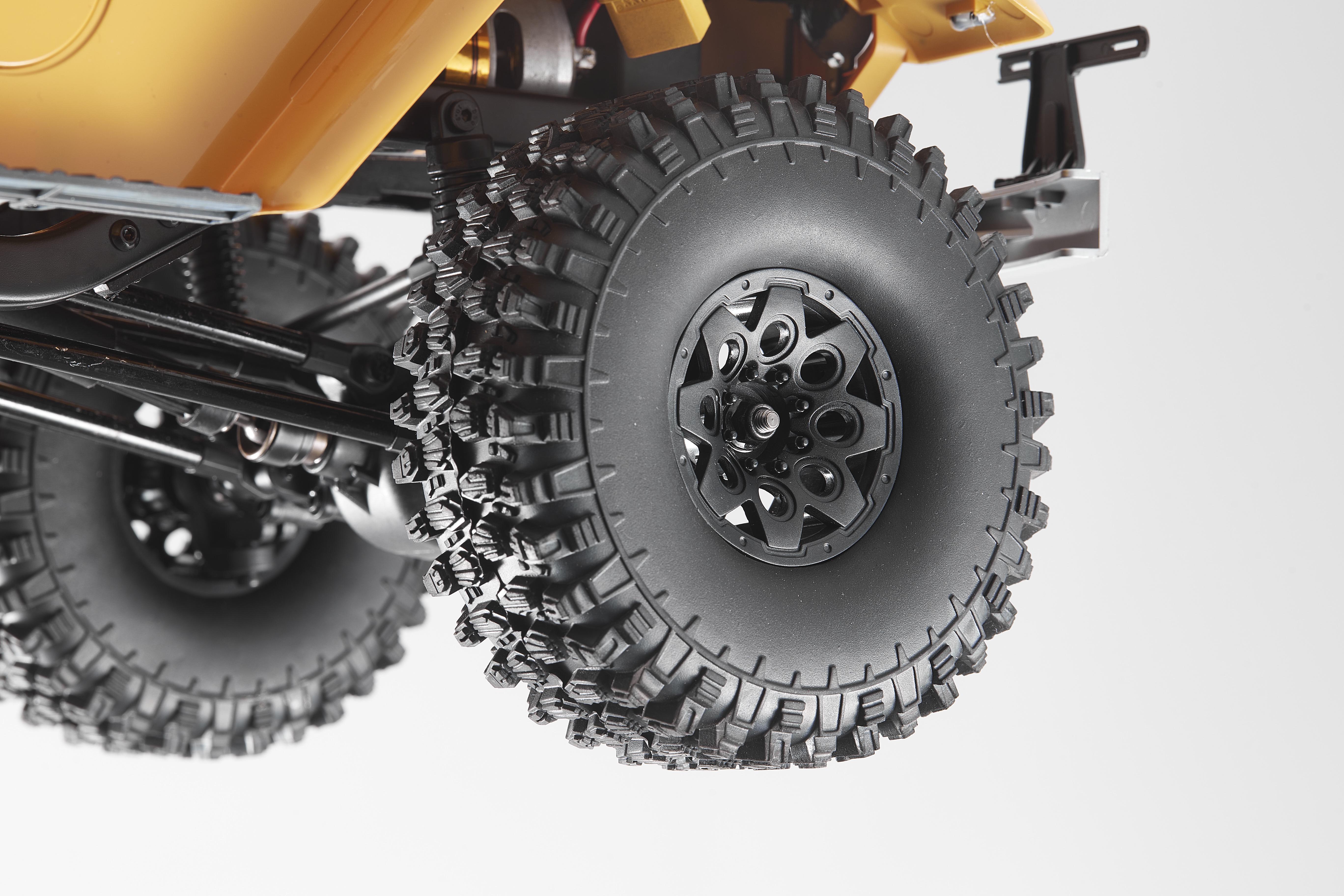 Машинка на радиоуправлении FMS 1:10 Toyota Land Cruiser FJ40 RS Yellow - фото 16 Машинка на радиоуправлении FMS 1:10 Toyota Land Cruiser FJ40 RS Yellow - фото 16