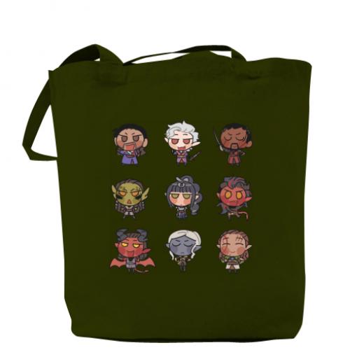 Шоппер Baldurs Gate Squad 37x41 см. Хаки (15585719-23-192043)