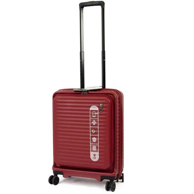 Чемодан на 4 колесах Echolac CELESTRA Echolac S 38/44 л Red (EcPC183-403-21)