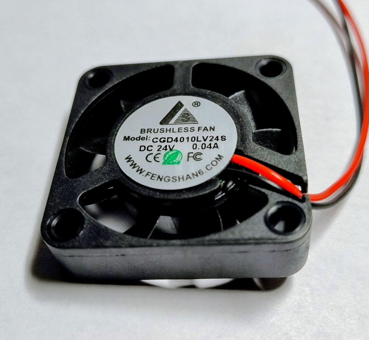 Вентилятор CGD4010LV12S 12VDC для охлаждения ПК 40х40х10мм (3485)