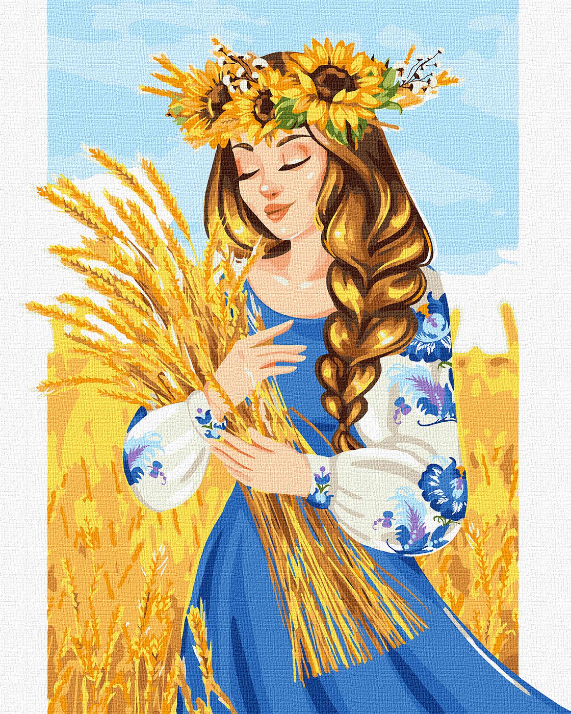 Картина по номерам Идейка Моя родная земля 40x50 см (KH4986)