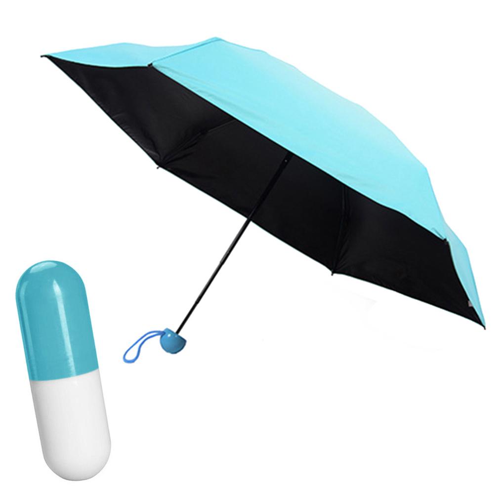 Мини-зонтик Capsule Umbrella-mini Designer All Seasons Black/Blue - фото 9