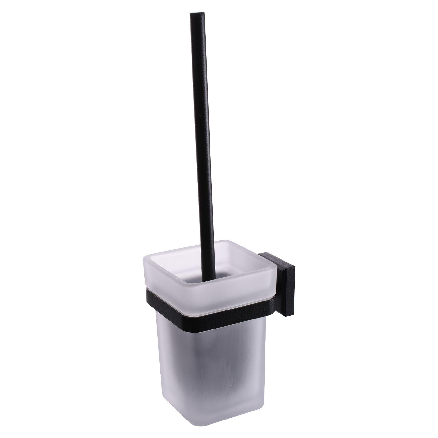 Ершик для унитаза TOPAZ TКВ 9929A-BL 000021253 подвесной Черный (103515)