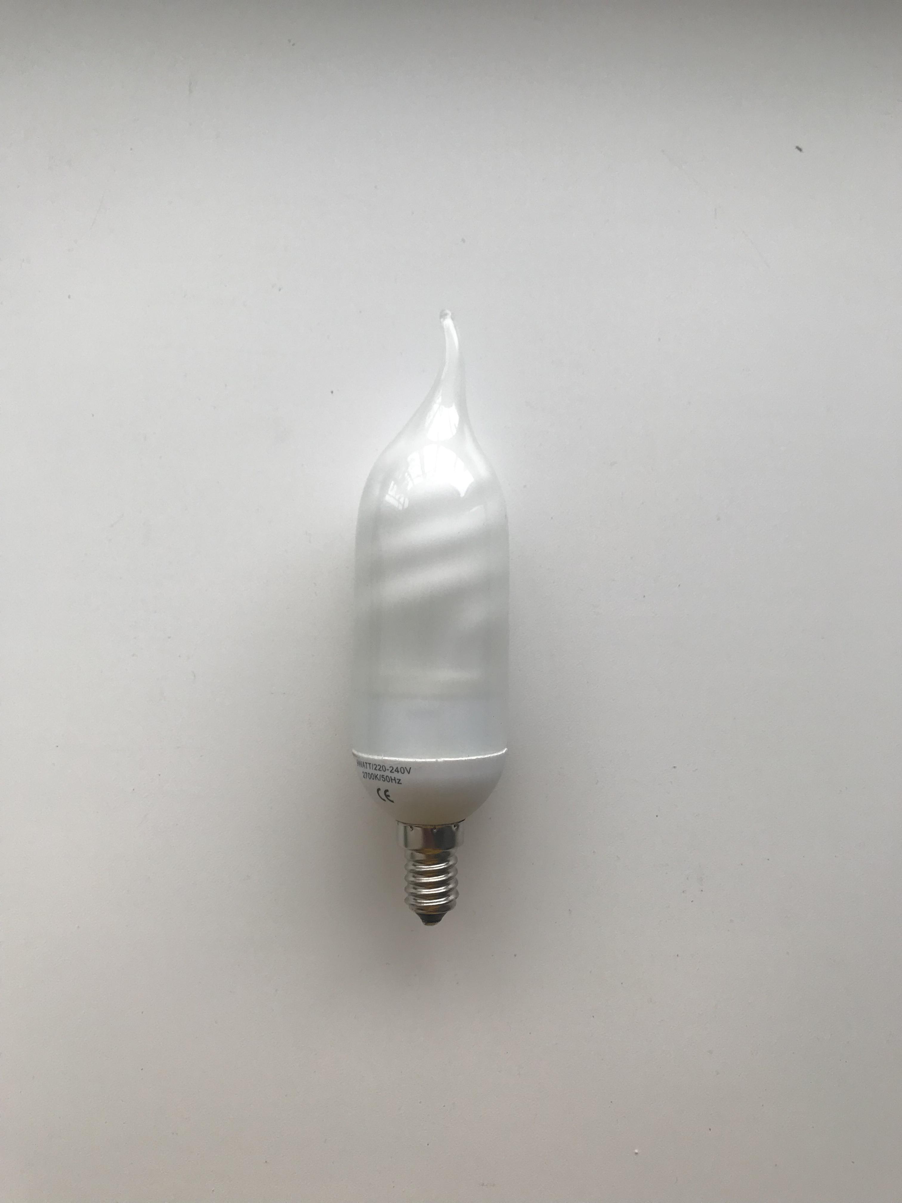 Лампа энергосберегающая Ecolight свеча на ветру 9 Вт E14 2700К Теплый мягкий желтый (20409119) - фото 7 Лампа энергосберегающая Ecolight свеча на ветру 9 Вт E14 2700К Теплый мягкий желтый (20409119) - фото 7