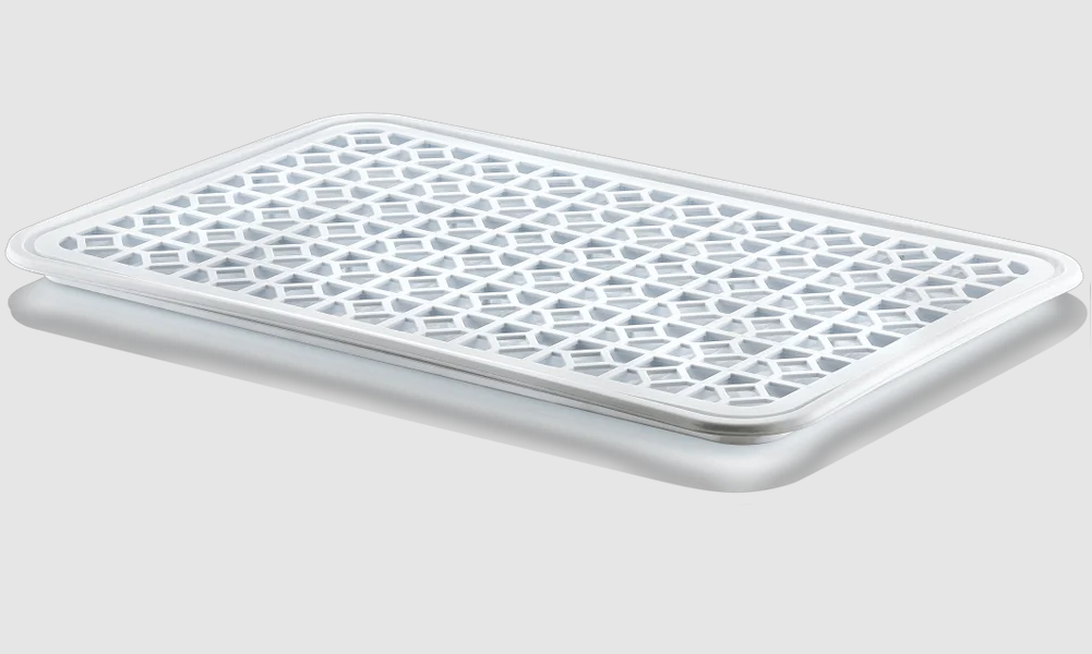 Сушилка пластиковая Plast для стока воды Белый (MR12632)