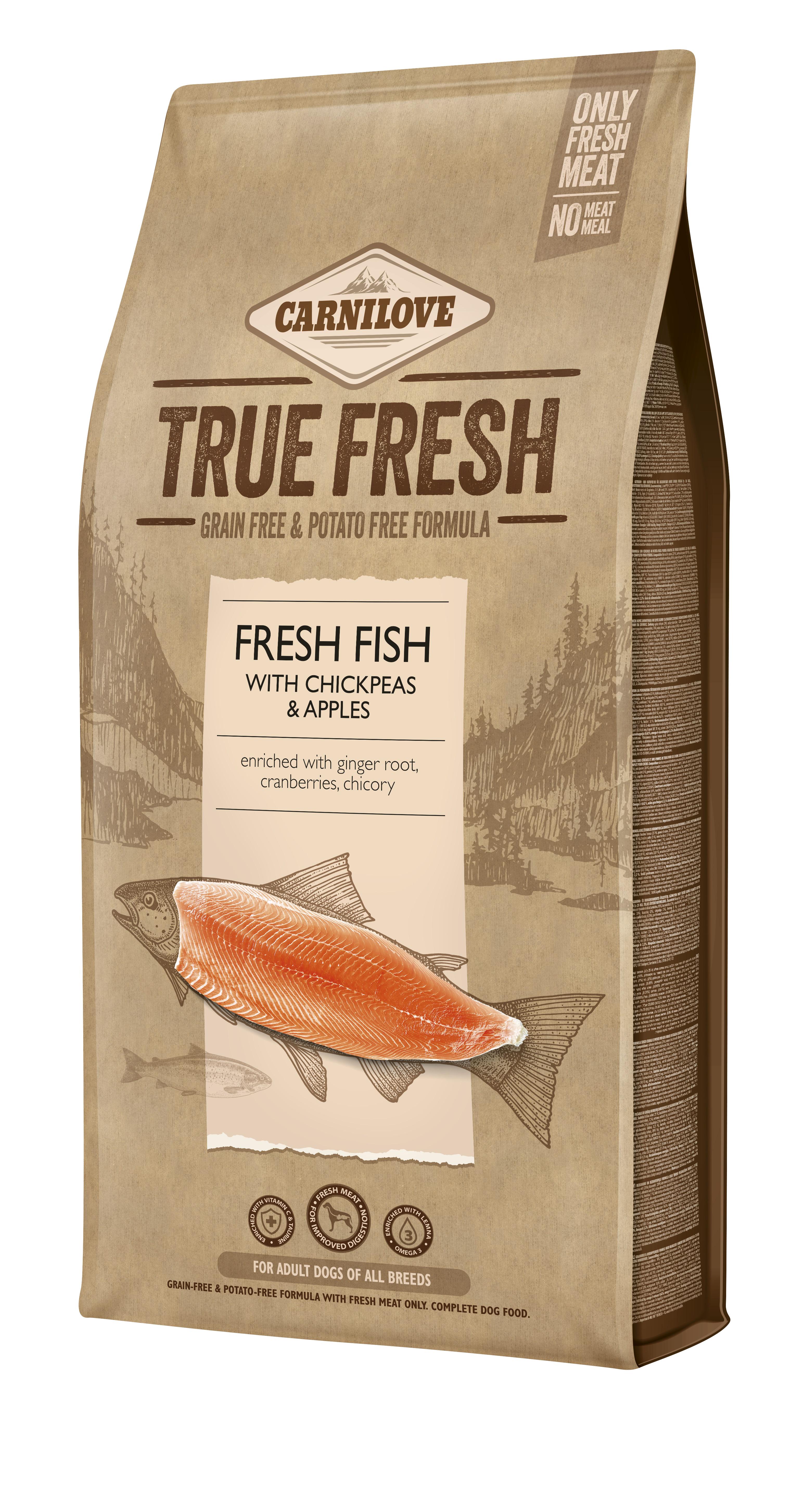 Корм сухой для собак Carnilove True Fresh с рыбой 11,4 кг (8595602546015)