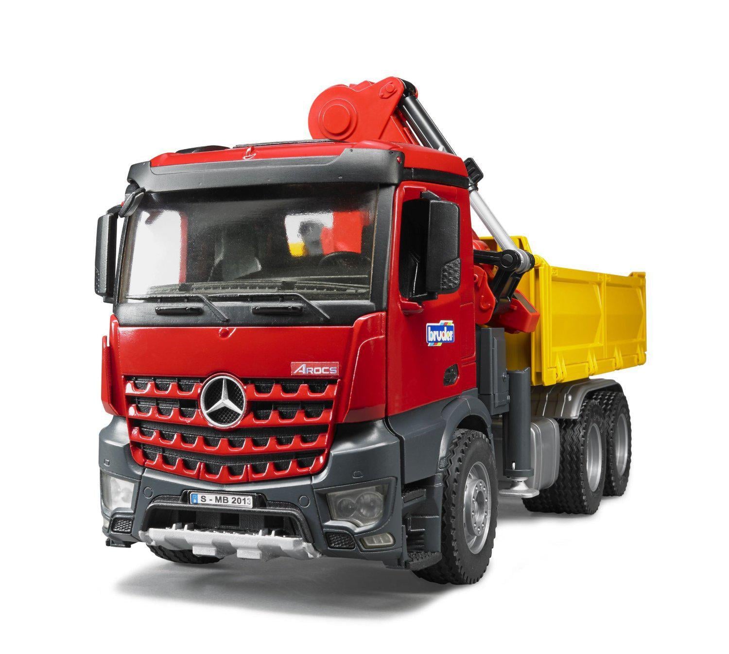 Фургон Bruder Mercedes Arocs із навантажувачем та піддонами модель 1:16 03651