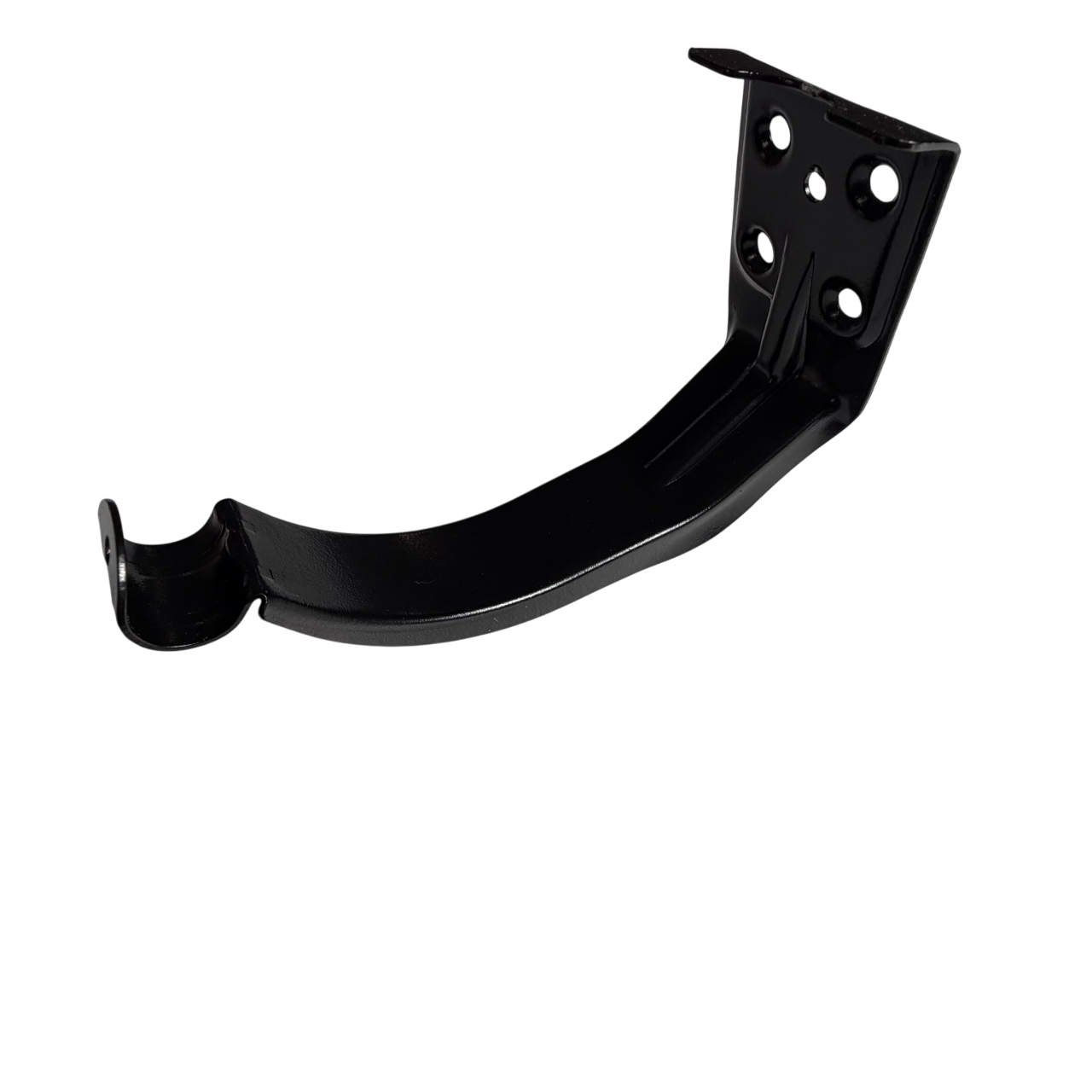 Тримач ринви торцевий водостічний Alpine 125/90 мм 1,2 мм Глибокий чорний (RAL 9005)