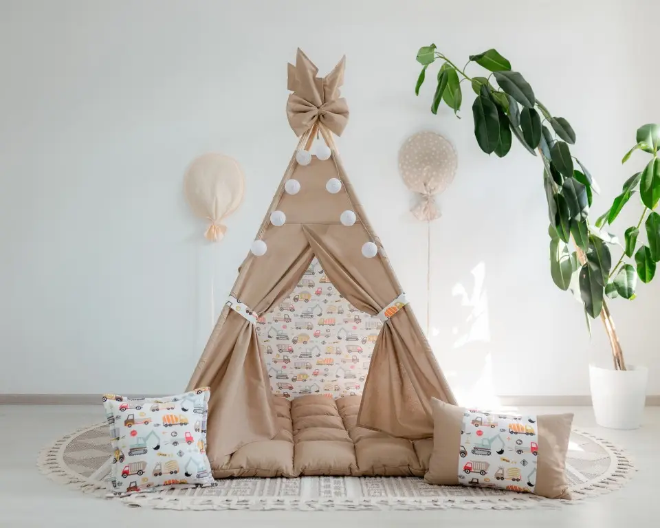 Вигвам для ребенка Машинки с матрасом БОН БОН (0001091) - фото 4 Вигвам для ребенка Машинки с матрасом БОН БОН (0001091) - фото 4