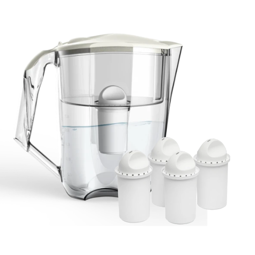 Комплект Фильтр-кувшин Ecosoft Maxima 5 л и улучшенный картридж 3в1 Жемчужный (FMVMAXIMAWECO/CRVK4ECO) - фото 2 Комплект Фильтр-кувшин Ecosoft Maxima 5 л и улучшенный картридж 3в1 Жемчужный (FMVMAXIMAWECO/CRVK4ECO) - фото 2