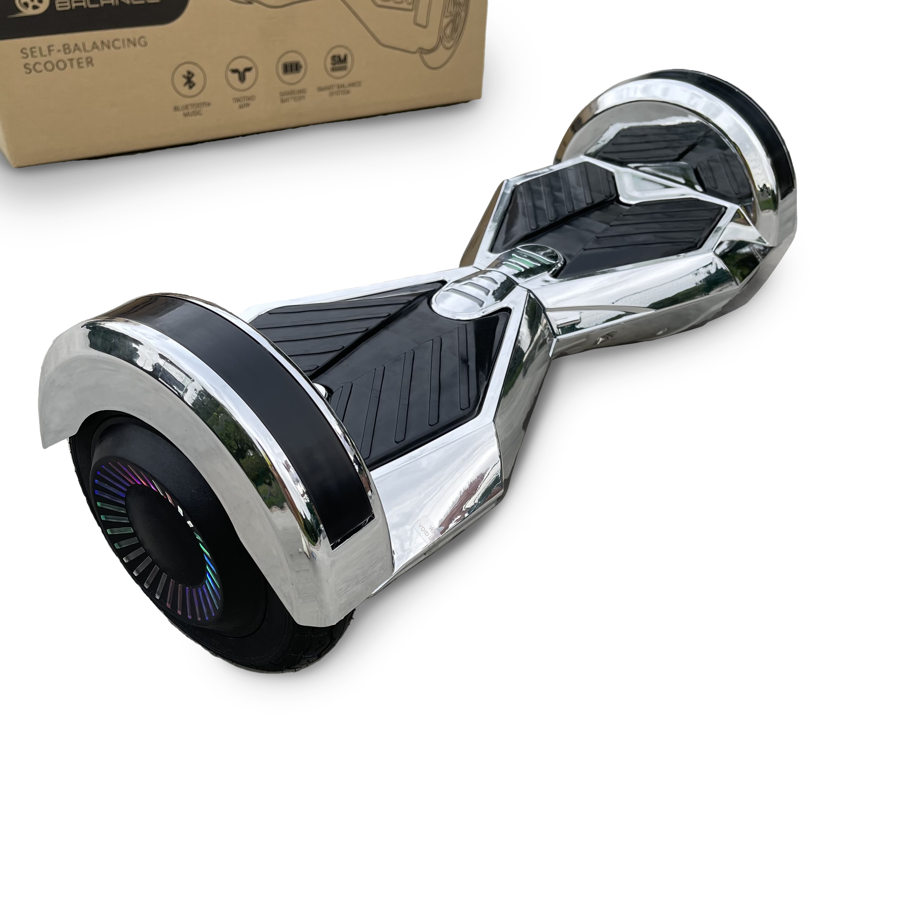 Гироборд Smart Balance 8" PRO 2021 Металл хром