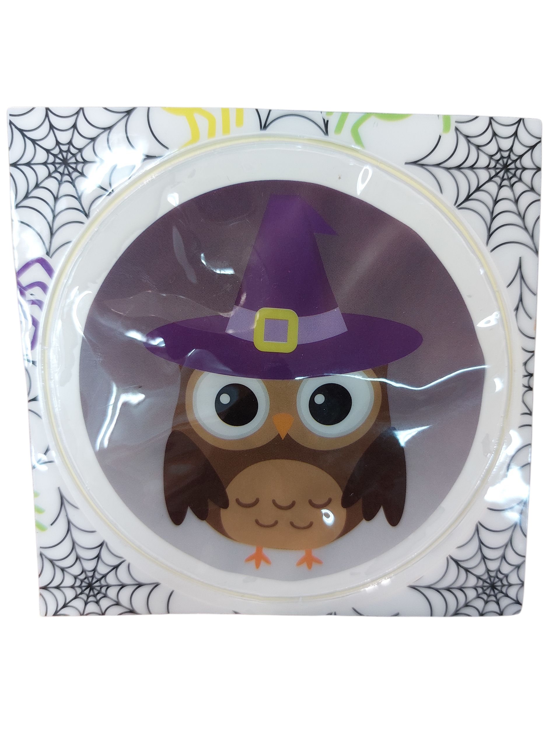 Наклейка для Хэллоуин Сова 8 см Разноцветный (026220)