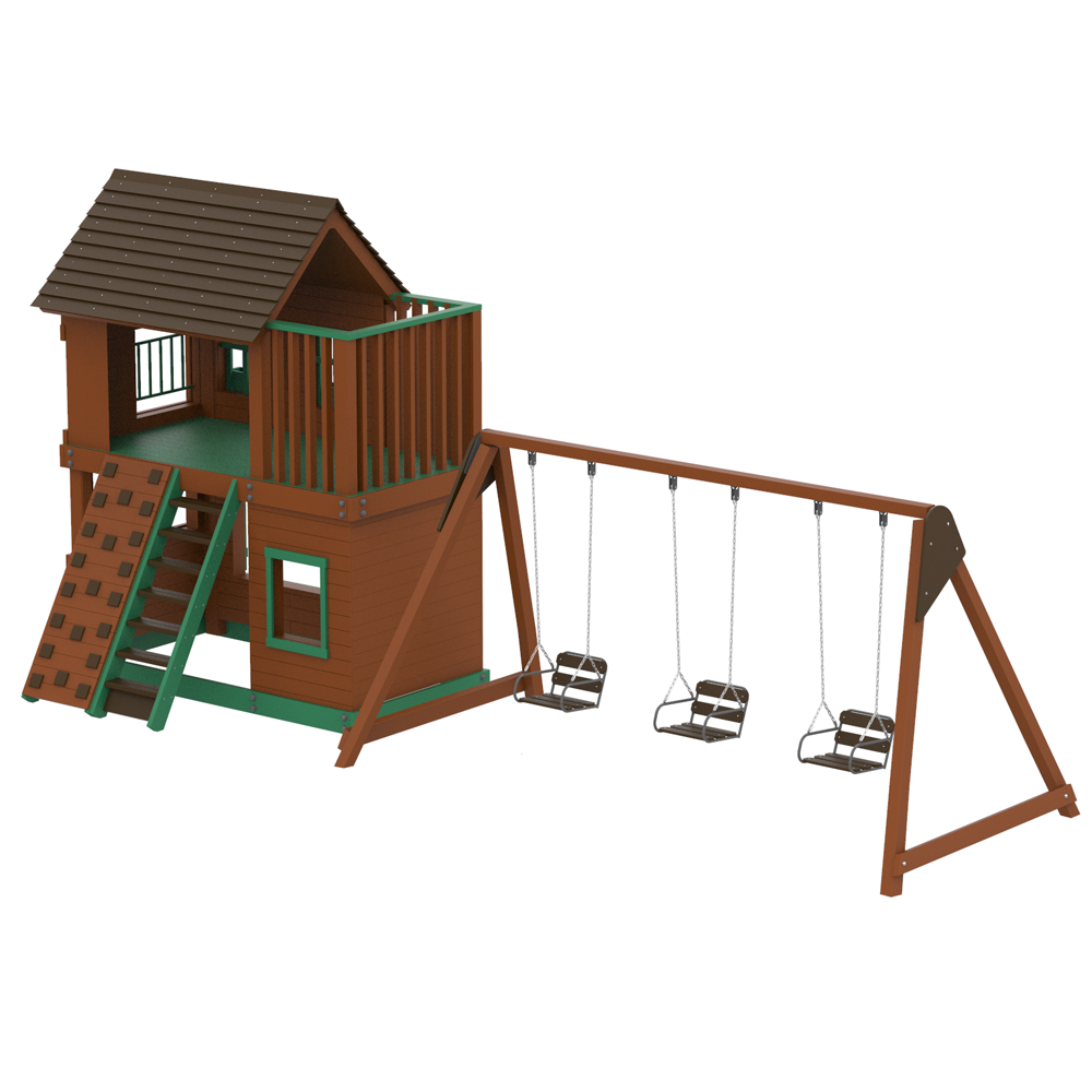 Комплекс детский Kidigo Kantri с качелями (2690868274) - фото 2 Комплекс детский Kidigo Kantri с качелями (2690868274) - фото 2