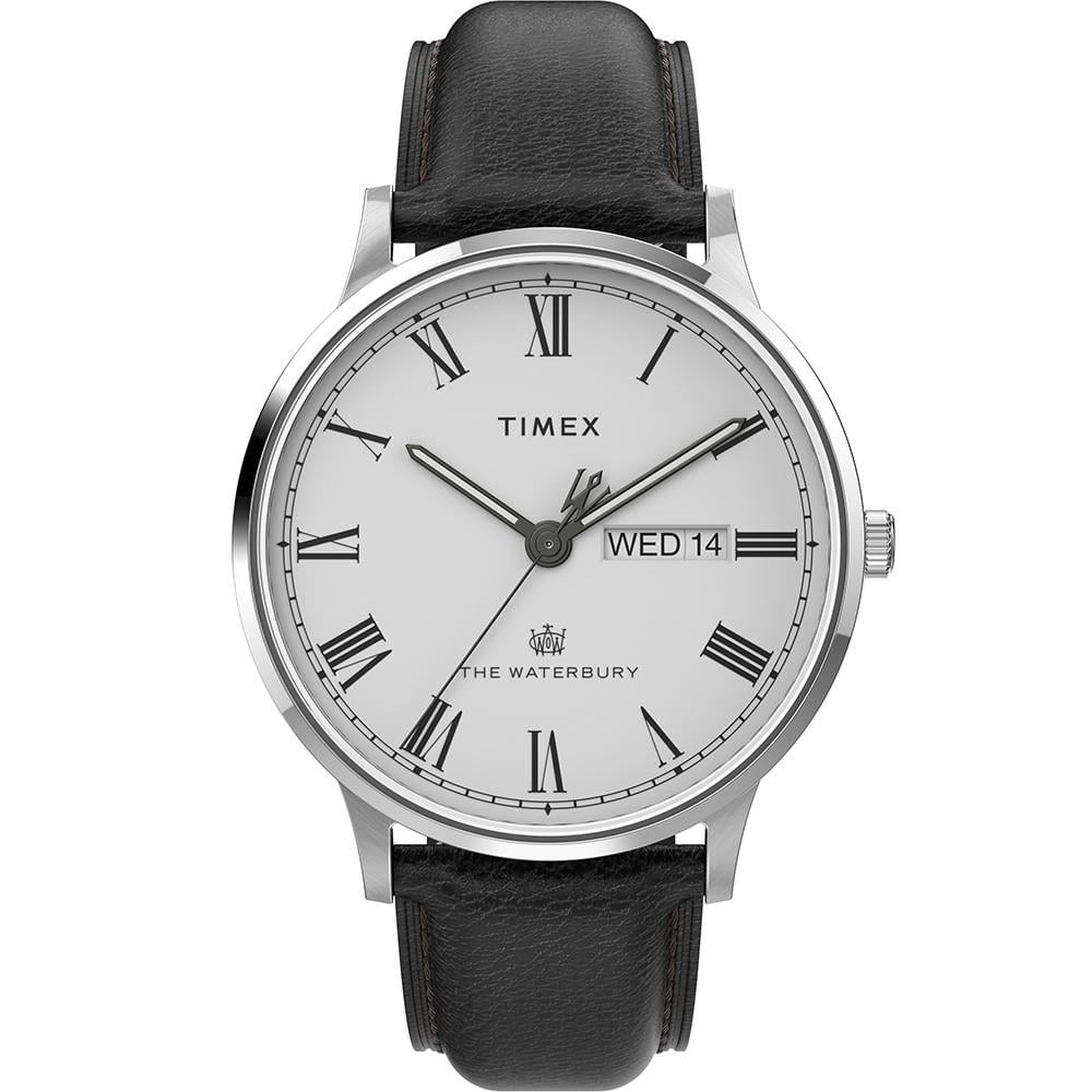 Наручные часы мужские Timex Waterbury Classic кварцевые Silver (Tx2u88400)