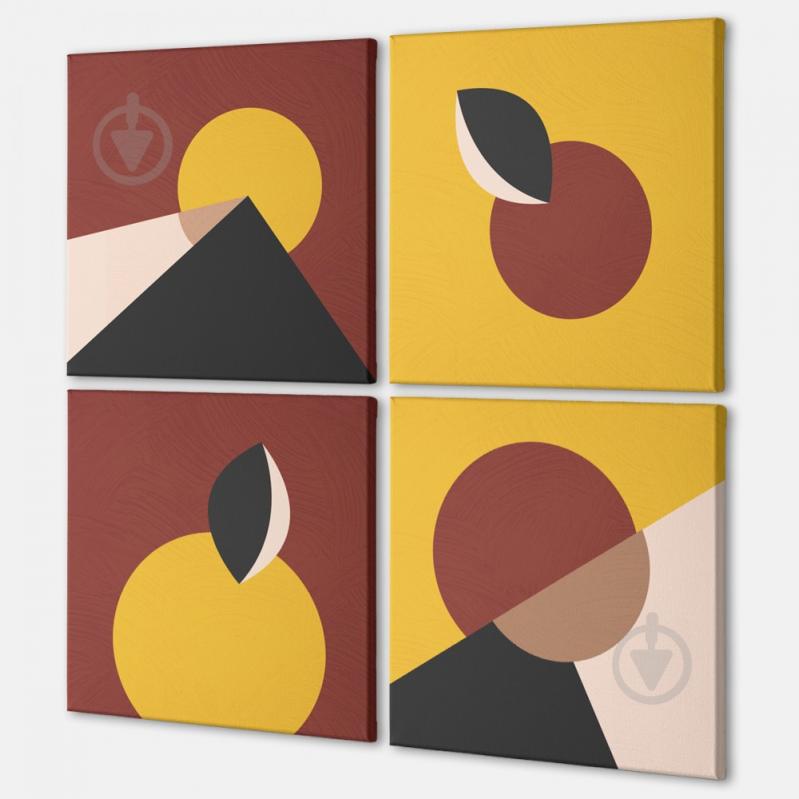 Модульная картина из четырех частей Sunset Moments Malevich Store 103x103 см (MK423209)
