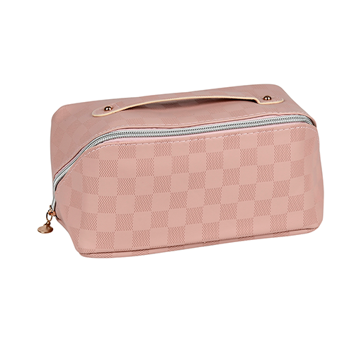 Косметичка Stenson 23х11х11 см полиуретановая Розовый