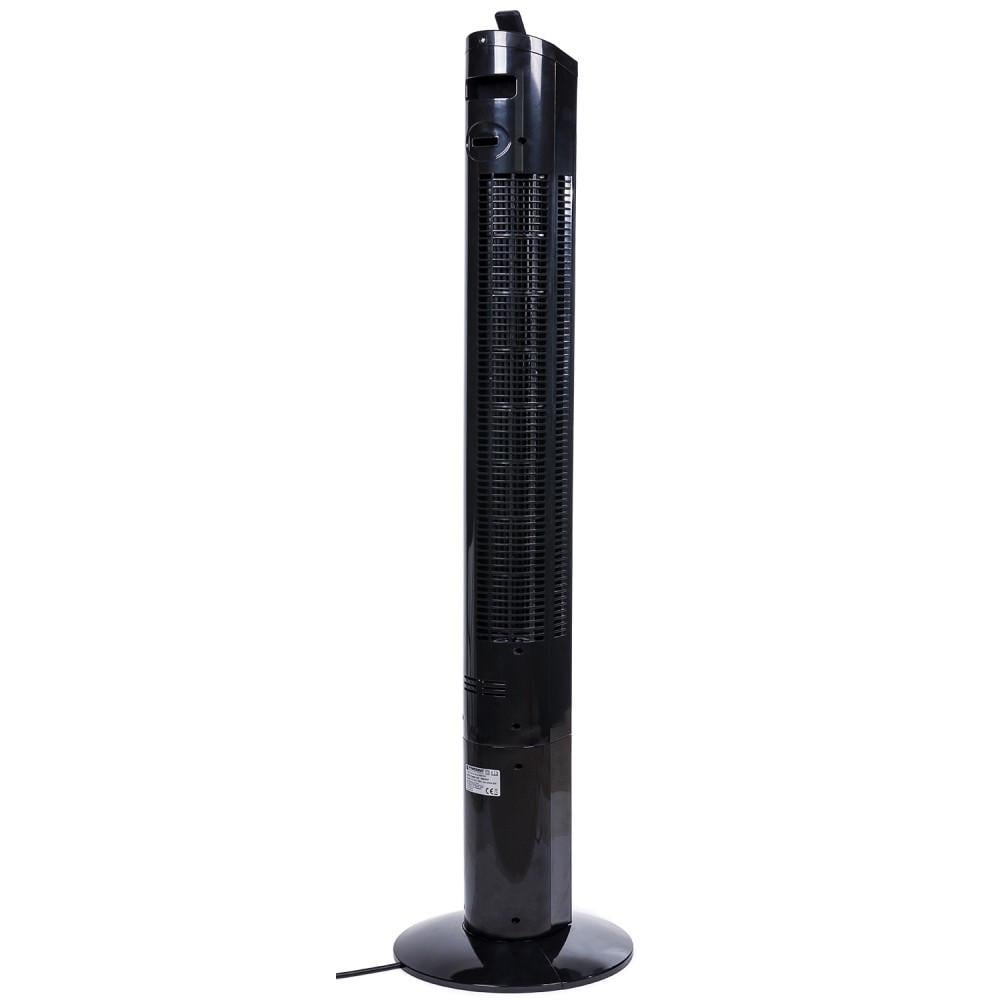 Вентилятор підлоговий Powermat Onyx Tower-120 з таймером та пультом Чорний (23a9b11b)