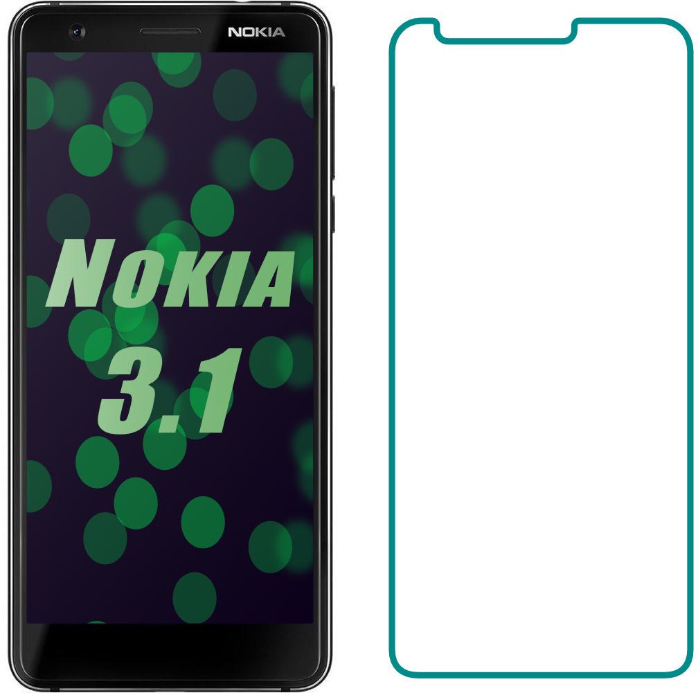 Защитное стекло Nokia 3.1 (Прозрачное 2.5 D 9H) (07395)