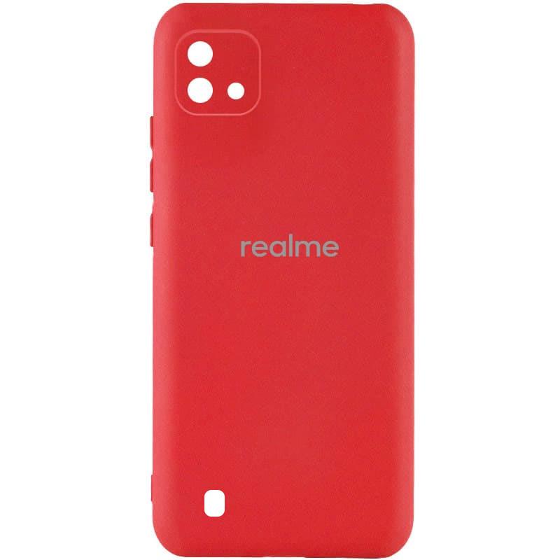 Протиударний чохол Silicone Cover My Color Full Camera (A) для Realme C11 (2021) / C20 Червоний / Red