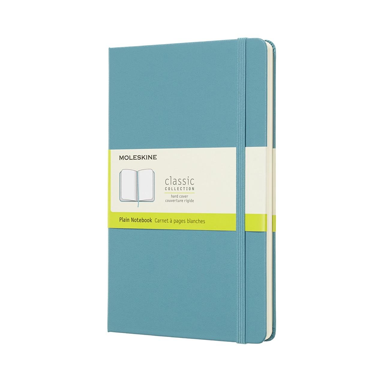 Блокнот Moleskine Classic средний 13х21 см 240 страниц нелинованный океанский Синий