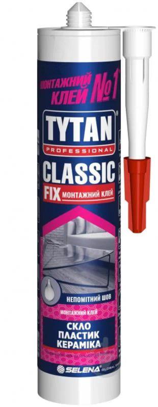 Рідкі цвяхи/клей монтажний каучуковий Tytan Professional Classic Fix прозорий 310 мл (28716350)