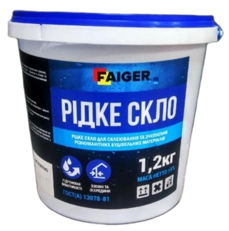 Рідке скло Faiger 1,2 кг (000000814)