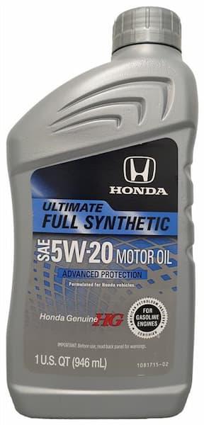 Моторное масло Acura Ultimate FS Motor Oil 5W-20 946 мл